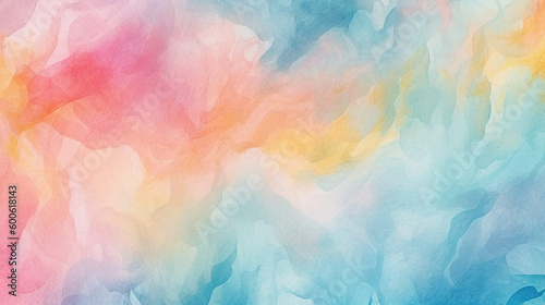 Generative AI, a watercolor effect for a soft and dreamy website design