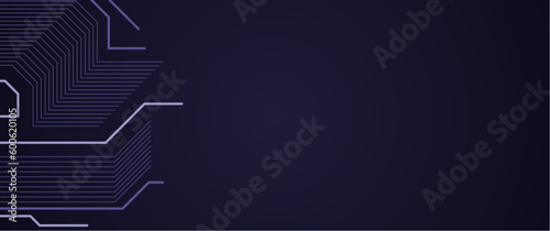Abstract modern futuristic circuit board line path design, pcb or electronic circuit background design. Good for background, banner, business, cover, template