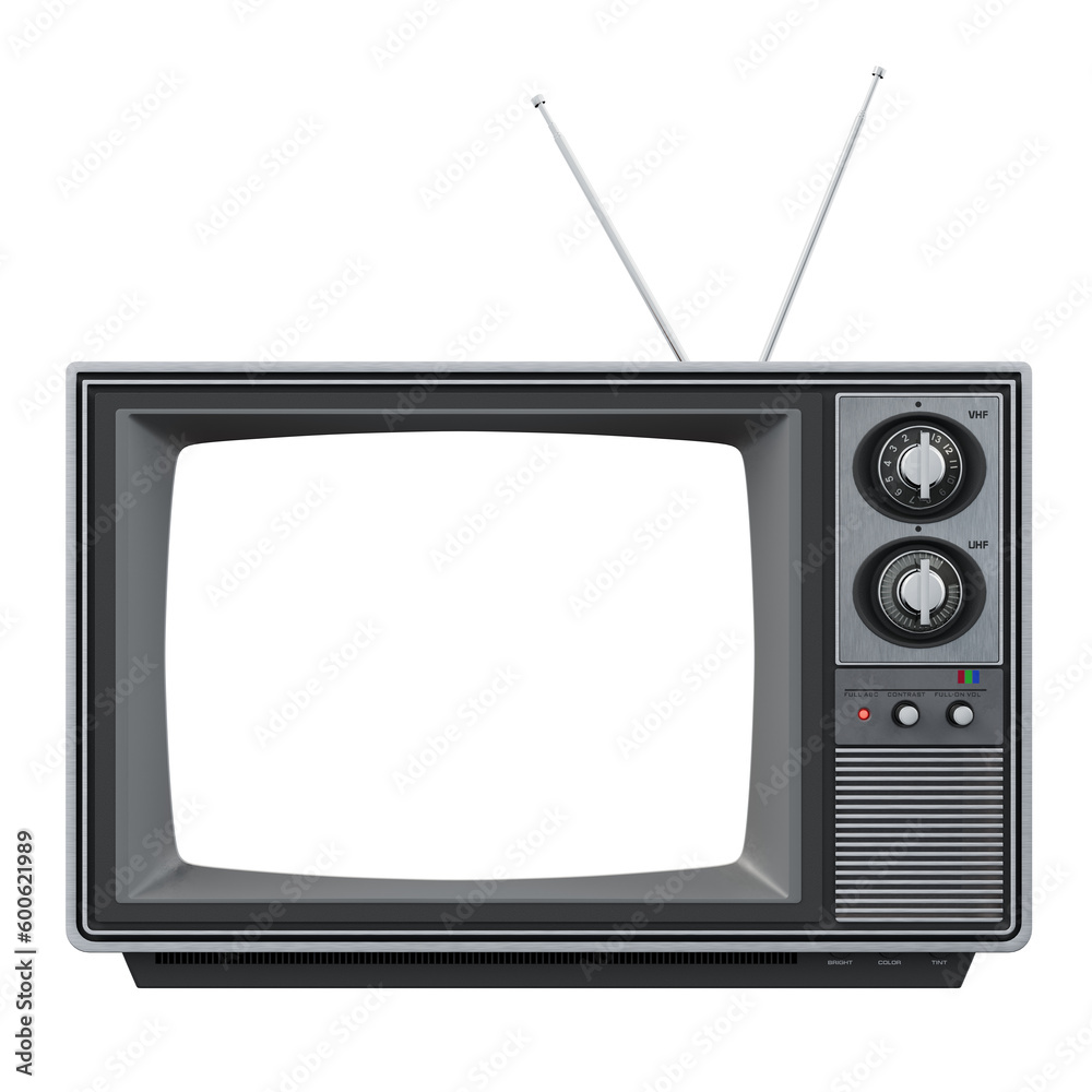 retro vintage television TV Isolated PNG Stock Illustration Adobe Stock