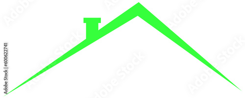 Rooftop Real Estate Logo Symbol Design Template