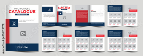 	
Product catalog or catalogue template design
