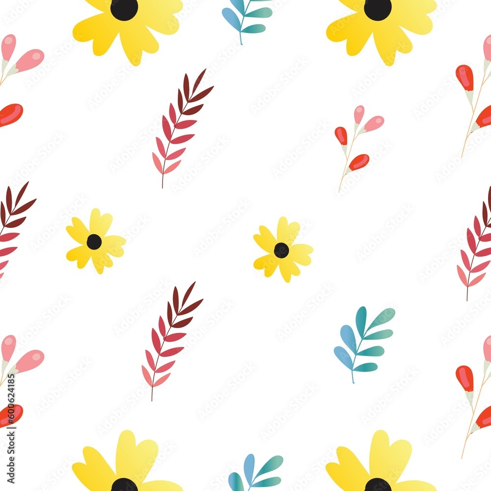 Floral Seamless Pattern Design 