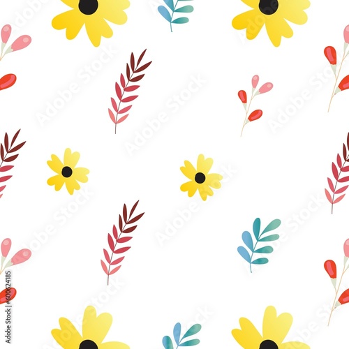 Floral Seamless Pattern Design 