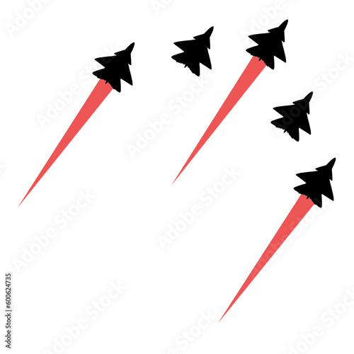 Air Force Parade in the sky
