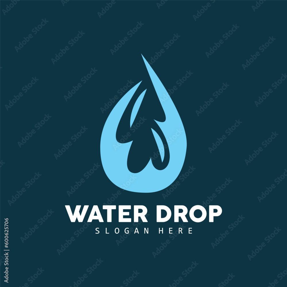 Water Drop Logo, Simple Vector, Elegant Design, Icon Symbol Template Water Drop Logo, Simple Vector, Elegant Design, Icon Symbol Template