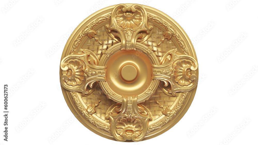 Fototapeta premium golden door knocker