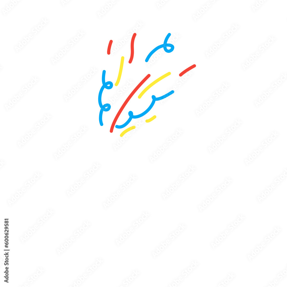 cute party confetti popper illustration cute party confetti popper illustration