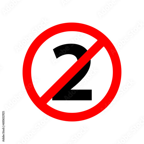 Single use only sign. Do not reuse. Medical Signs and Symbols illustration on white background..eps