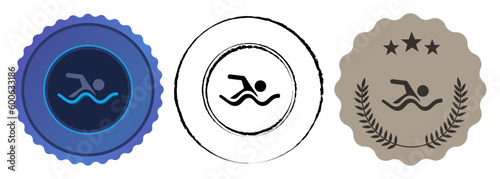 Volley ball figure jump championship competition tournament beach ball sport medal medallion gold golden