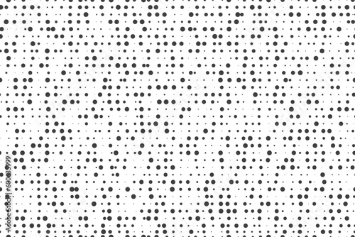 Dotted pattern. Grungy texture background. Abstract retro half tone design. Vector