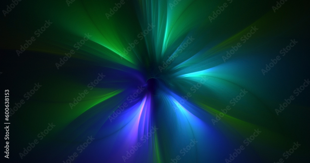 3D rendering abstract technology fractal background