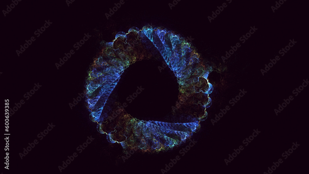 3D rendering abstract circle light background 3D rendering abstract circle light background