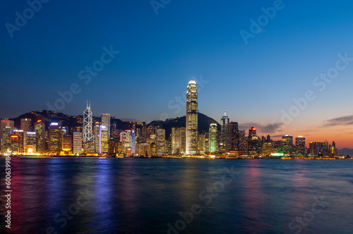 Hong Kong Cityscape at Night