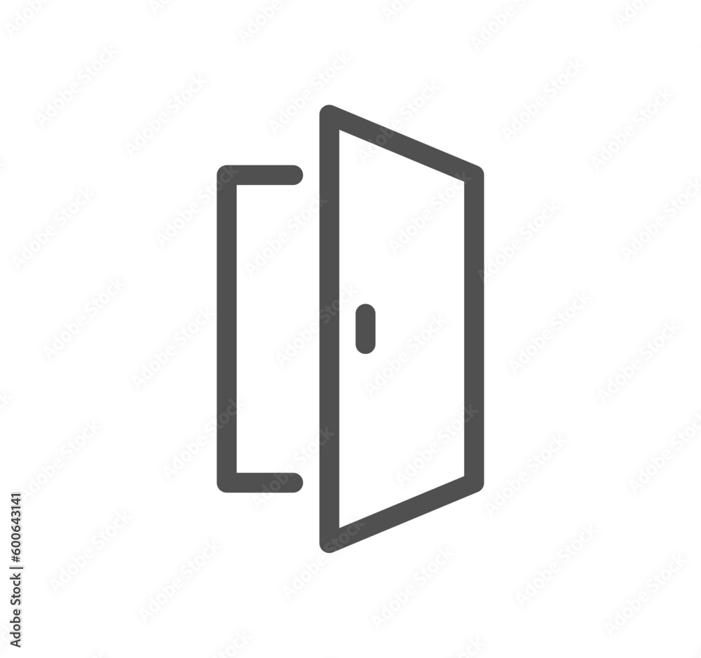 Smart house related icon outline and linear vector.