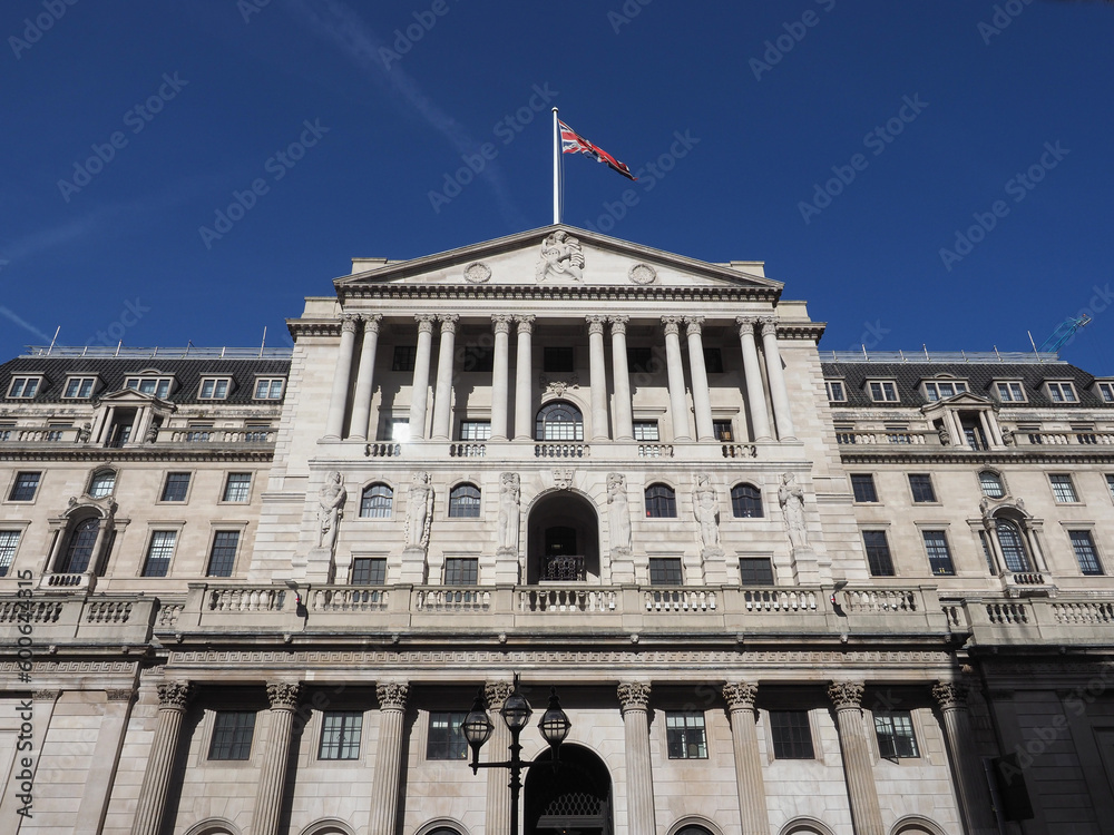 Obraz premium Bank of England in London
