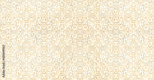 Background 3D with round shapes and models