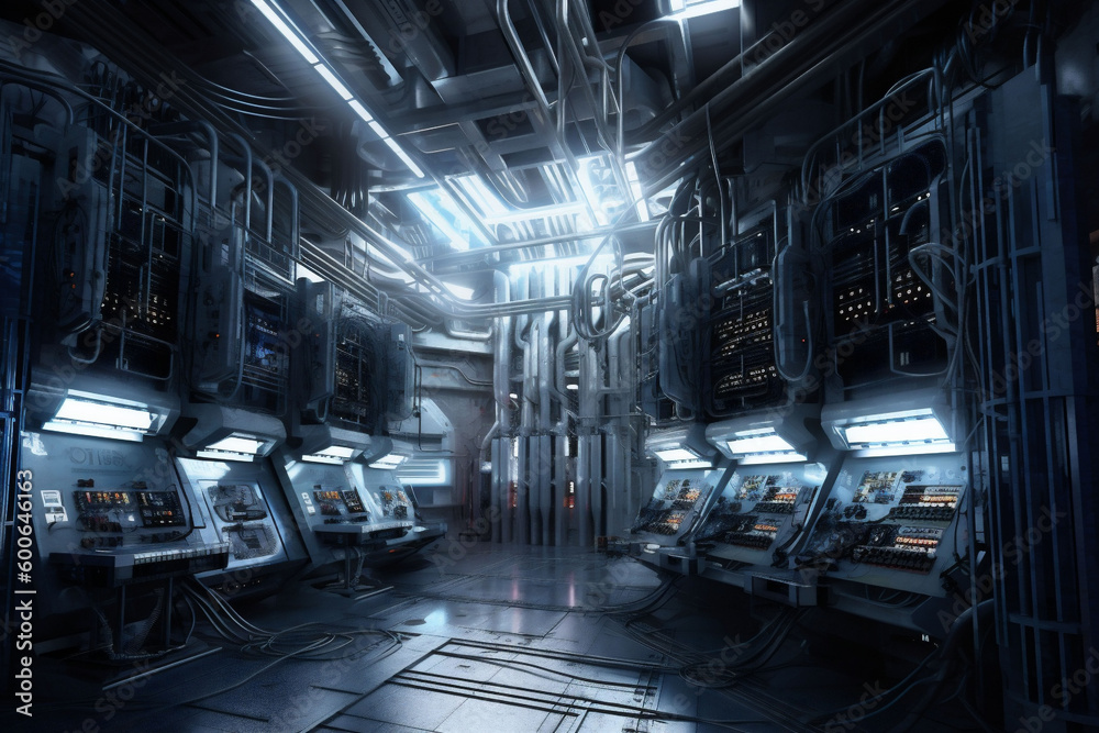 energy power room system equipment industry electricity switch control factory. Generative AI. energy power room system equipment industry electricity switch control factory. Generative AI.