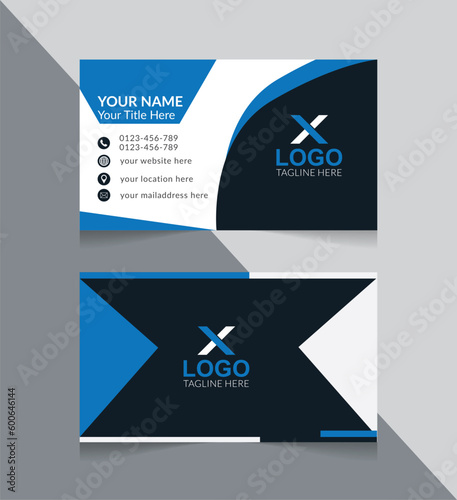 Corporate Company business card design template