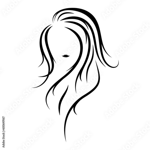 hair logo vector illustration