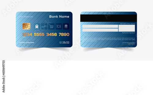 ATM Credit and Debit Card Template