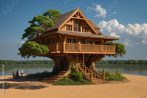 ai generated tree house
