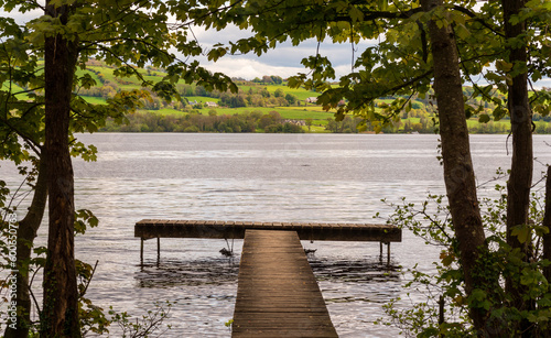 Wallpaper Mural wooden dock on the lake in killaloe, Torontodigital.ca