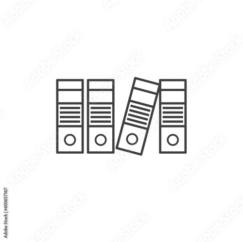 illustration of archive, archive icon, vector art.