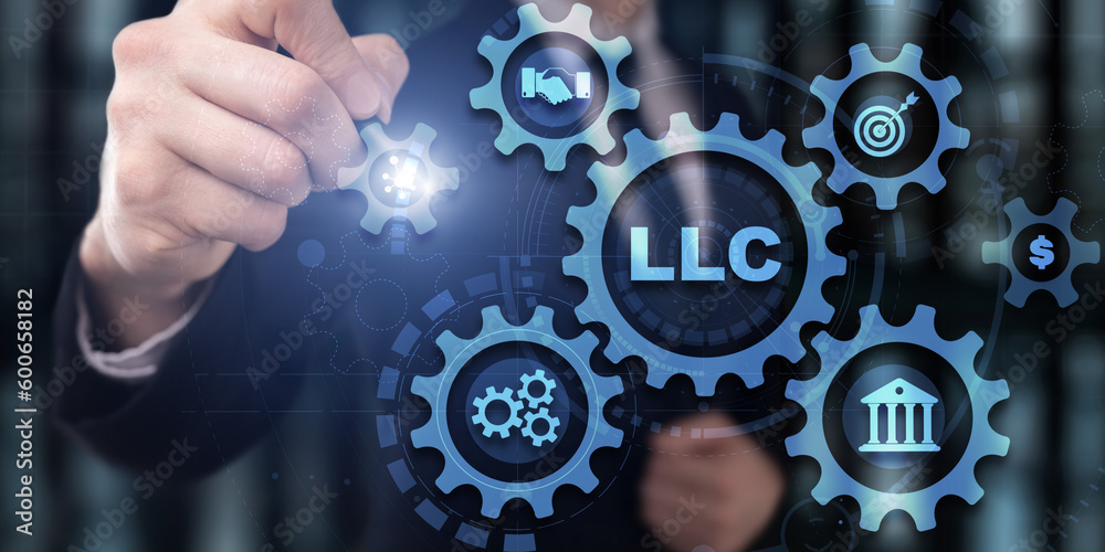 LLC. Limited Liability Company. Universal background for presentation LLC. Limited Liability Company. Universal background for presentation