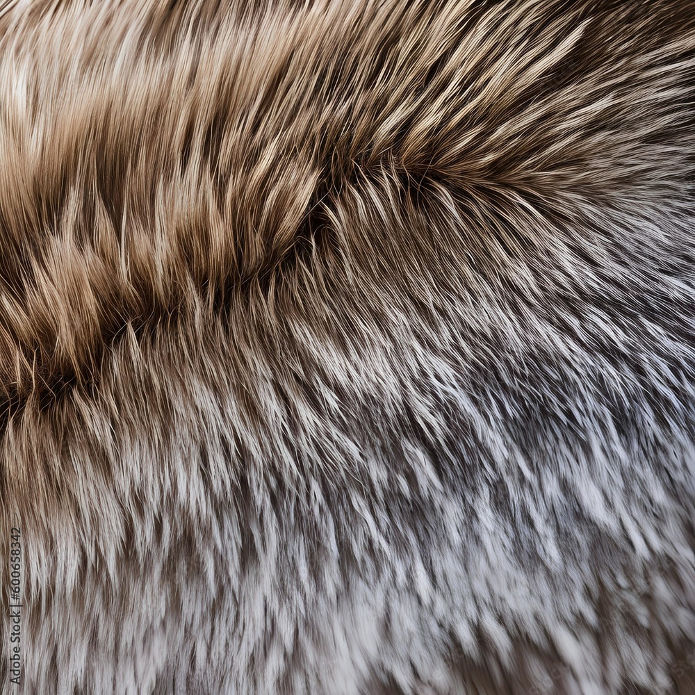 A close-up of a textured fur surface3, Generative AI A close-up of a textured fur surface3, Generative AI