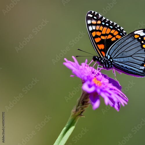 A close-up of a macro shot of a butterfly wing2, Generative AI