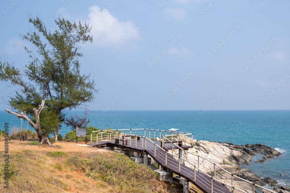 Fototapeta premium Ao Pakarang, also known as Ao Karang beach is located in the far south tip of Koh Samed , Rayong THAILAND