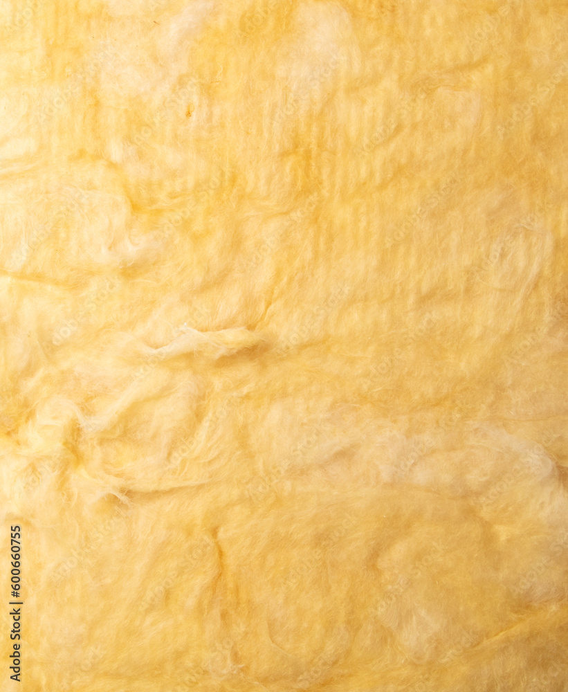 Obraz premium Glass wool insulation as a background. Texture.