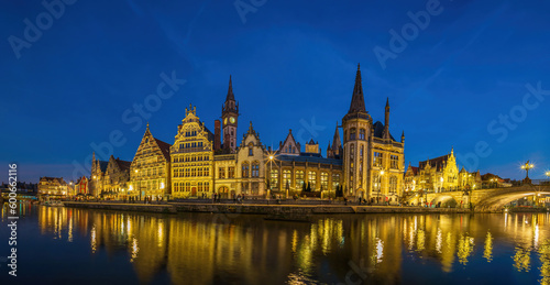 View of  historic city of downtown Ghent, cityscape of Belgium © f11photo