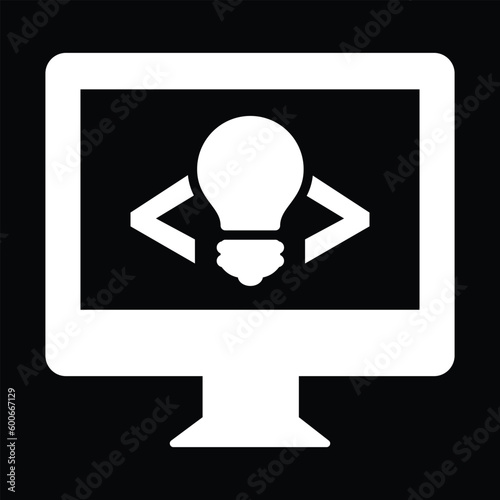 code signs on laptop screen symbol icon