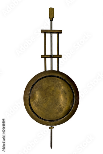 old pendulum of a wall clock