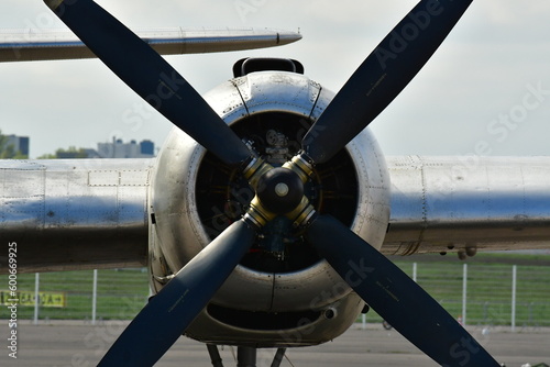 Douglas DC3 C47 Old Airplane propeller polished