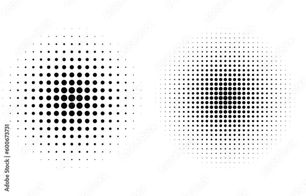 halftone circular dots comic style backdrop 