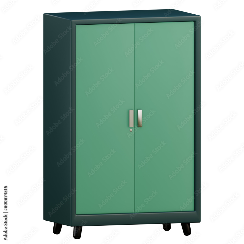 3d Wardrobe illustration with transparent background isolated design 3d Wardrobe illustration with transparent background isolated design