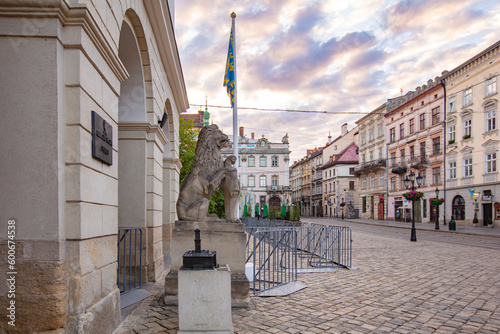 Market square in Lviv photo