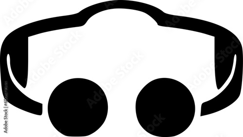 Vr icon vector symbol design illustration
