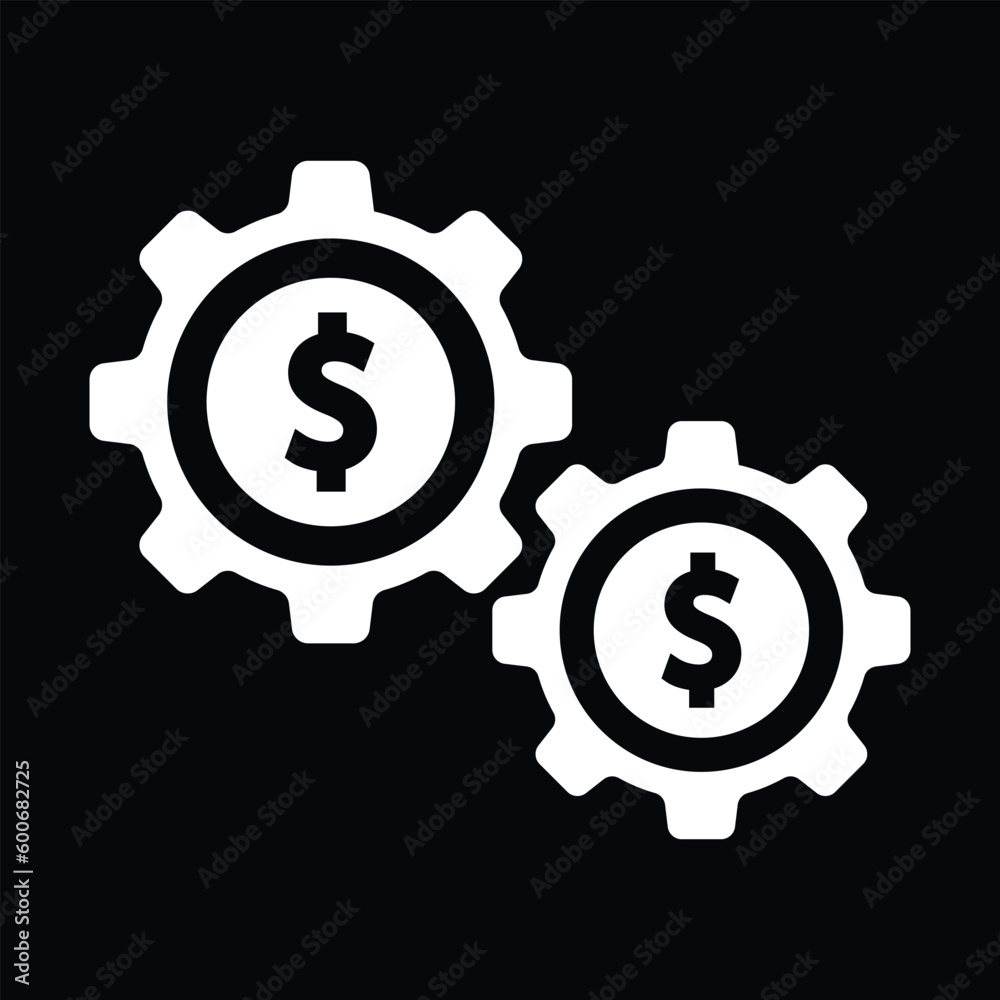 Assets black glyph icon. Business mechanism, budget management, working financial investments. Economics, commercial strategy. Silhouette symbol on white space. Vector isolated illustration Assets black glyph icon. Business mechanism, budget management, working financial investments. Economics, commercial strategy. Silhouette symbol on white space. Vector isolated illustration