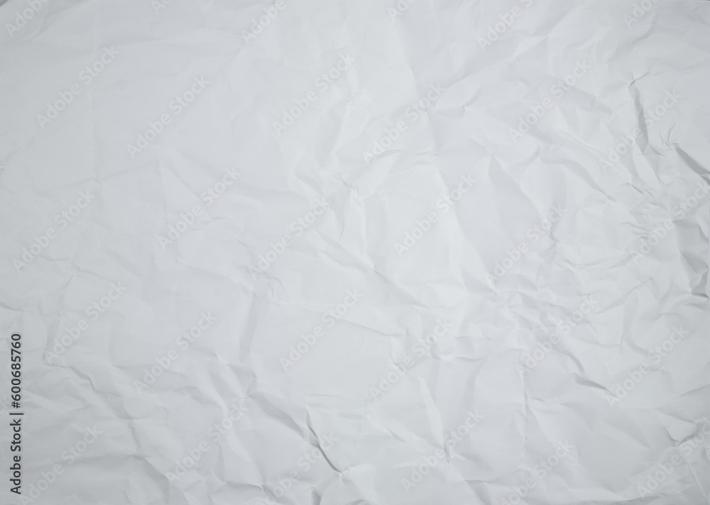 Wrinkled and Crumpled Paper Textured Background