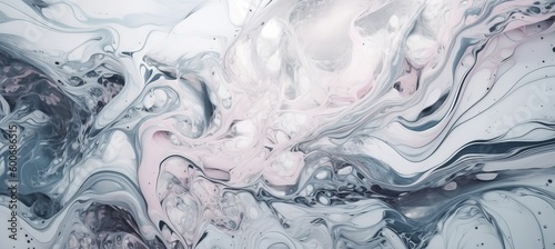 Abstract liquid marble texture background design. Generative AI technology.