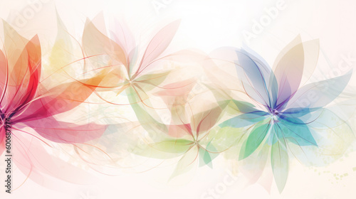abstract floral light  airy background