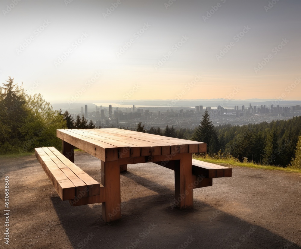 Travel and camping at natural park. Family outdoor activity and journey lifestyle on holiday. Good morning and fresh start of the day created with Generative AI technology Travel and camping at natural park. Family outdoor activity and journey lifestyle on holiday. Good morning and fresh start of the day created with Generative AI technology