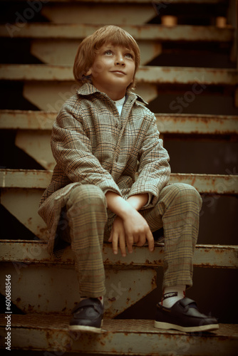 elegant retro boy © Andrey Kiselev