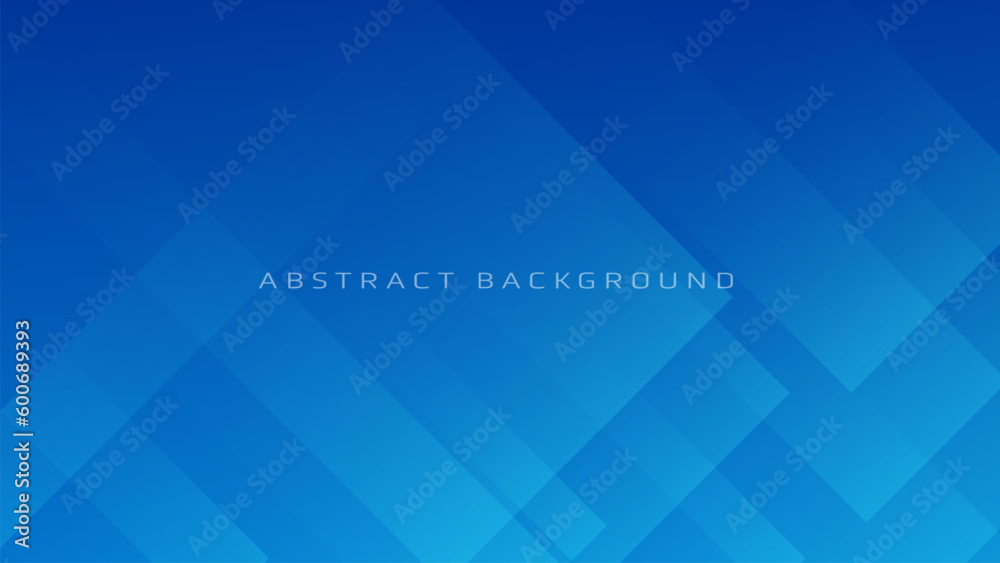 Blue gradient diagonal rectangle background - obrazy, fototapety, plakaty 