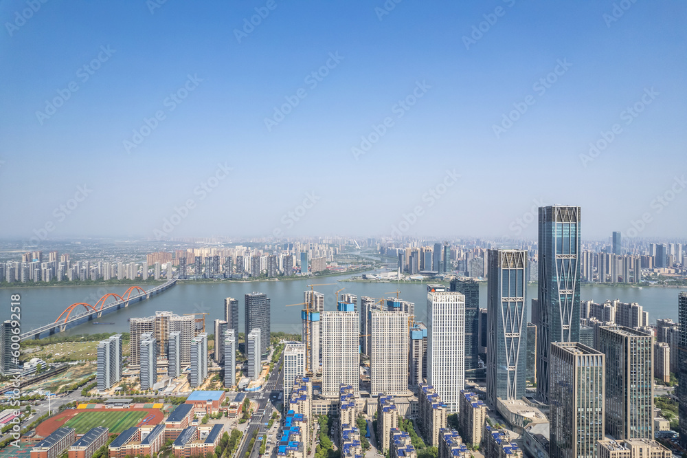 Fototapeta premium China Changsha City Architecture Scenery