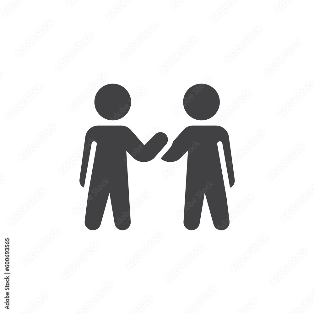Partnership deal vector icon