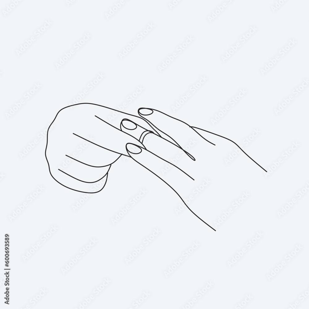 Wedding rings continuous line drawing. Template for love cards and invitations. Black isolated on white background. Hand drawn vector illustration. Wedding Line art Wedding rings continuous line drawing. Template for love cards and invitations. Black isolated on white background. Hand drawn vector illustration. Wedding Line art